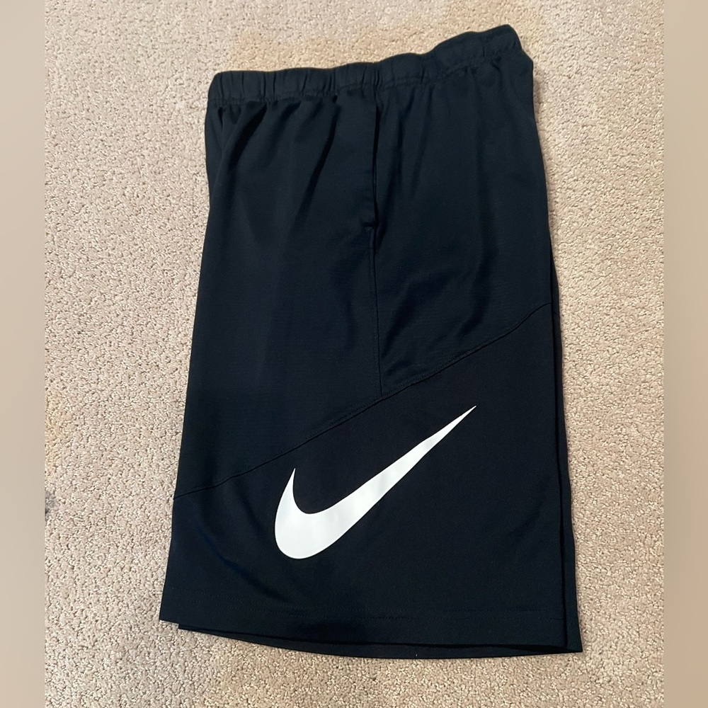 Boys Nike Dri-FIT Black Shorts
